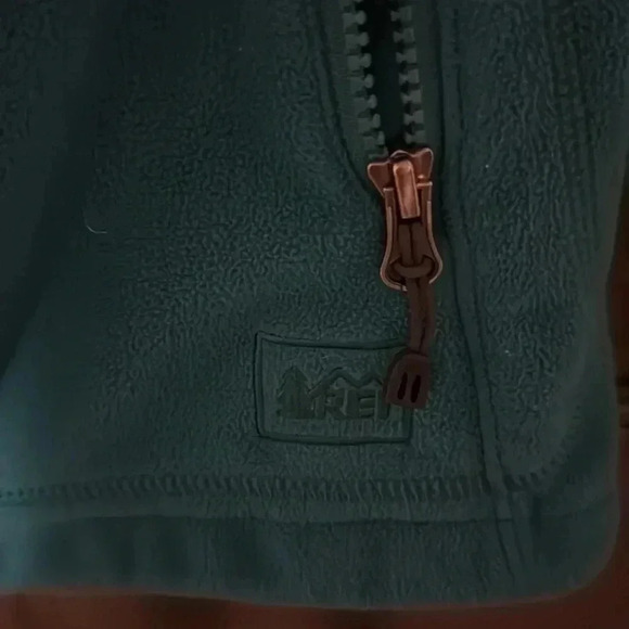 REI Teal Blue Hiking Vest Womens XS Athlestic Athlesiure EUC Zipper Pockets - Picture 6 of 11